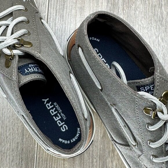 Sperry Chukka Boots Womens Sz 8.5M Top Sider Ankle Lace Up Flat Activewear Gray - Picture 10 of 12